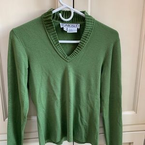 Carlisle Green Stretch Sweater